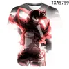 Men's T Shirts 2023 Attack Cartoon 3D Casual T-shirt Boys Girls Children Fashion Street Clothing Printed Women's T-shirts
