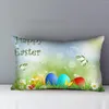 Pillow Silk Pillowcase 2 Pack Pattern Room Living Cover Decorates Easter Sofa Fall Color Throw Pillows