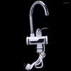 Kitchen Faucets SHGO -Eu Plug Electric Water Heater Tap Instant Faucet Cold Heating Tankless Instantaneous Wa