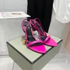 Chaussures Tom Fords Stiletto Talon Clé 23S Élégant Serrure Marque Femme Femmes Robe Matériel Chaussures et Cadenas Pointu Métal Sandales Nues Talon Robe De Soirée De Mariage Plat SA