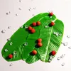 Decorative Flowers Table Banana Leaf Simulation Plant Wall Atmosphere Decoration Accessories Fruit Shop Mat Fake Green Layout