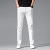 Männer Jeans Frühling Sommer Dünne Slim Fit Europäische Amerikanische Kleidung High-end-Marke Kleine Gerade Doppel F Hosen KF9926-3