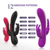 Vibrators Vibrators LICKLIP 3 In 1 G Spot Rabbit USB Vibrator for Women Anal Dildo Vibrating Clitoris Vagina Massager Female Masturbation Se