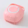 Mignon magique doux Silicone bain brosses ménage bébé douches bulle nettoyage saleté décapant lavage pour animaux de compagnie peau Massage corps brosse Gel douche Addable