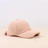 Ball Caps Embroidered Basball Hat Autumn Winter Solid Color Plus Cashmere Letter Cap Adjustable Keep Warm Baseball Hats TG0148