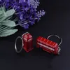 Nyckelringar Fashion Metal Key Chain Double Deck Bus Pendants Car Key Holder Phone Booth Bag Charm Tillbehör Ny nyckelring K1 K1