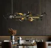 Lampes suspendues Nordic Luxury Restaurant Lustre Décoration Avant Grenier LED Rétro Light Bar LightingPendant