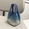 Luxe Gradient À La Main Strass Embrayage Bourse Sac À Bandoulière Brillant Cristal Sacs À Main Et Sacs À Main Parti Designer Soirée Sac Fourre-Tout 230224