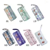 Storage Bags Canvas Pen Bag Girl Large Capacity Double Layer Stationery Case Student Desktop Pencil