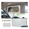 Décorations intérieures Miroir de maquillage de voiture avec visière LED HD Miroirs cosmétiques Vanity Sun Shade Smart Touch Drop Livraison Mobiles M DHLC