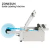 ZONESUN LT-50 Etichettatrice per bottiglie rotonde Attrezzatura industriale Etichettatrice per bottiglie rotonde in plastica Macchina per etichette adesive Distributore di etichette Applicatore di etichette