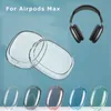 AirPod Max Headphonesアクセサリーイヤホンairpodmax透明なシリコン保護コンピュータケースエアポッドプロヘッドフォンテーブルカバーギフト地元の倉庫