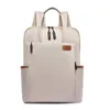 Schultaschen Wasserdichter Damen-Business-Rucksack Mode Oxford-Studentenrucksäcke 13,4-Zoll-Laptoptasche Lässiger Reiserucksack Mochila