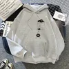 Mens Hoodies Sweatshirts Anime Hoodie Japanese Cartoon Totoro Hoodies unisex kawaii Miyazaki Hayao Studio Ghibli Streetwear Harajuku Grey Sweatshirts 230224