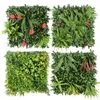 Decorative Flowers 1m X Artificial Plant Wall Panel Boxwood Hedge Panels Backdrop Green Grass Decor Privacy Fence Backyard Wed