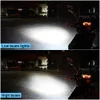 Car DVR Inne auto elektronika LED LED LED Motocykl BA20D P15D H4 Reflektory BBS Części Hi/LO Lampy RGB RGB dla moto Accesso Dhndm