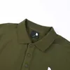 2023 ポロシャツ男性レディースデザイナー Tシャツファッションフェイスレター刺繍 Tシャツカジュアル春夏高級半袖サイズ M-2XL 230 グラム
