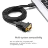 USB to RS232 COM SERIAL DB9 CONVERTER FLAT CABLE WIN10 WIN8 MAC SERVER2008 산업 FTDI FT232