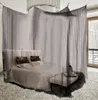 Mosquito Net Mosquito NET BLANCO BLANCO PARA DOUPLO Quatro canto Post Cama Canopy Mosquito Rede Full Queen King Size Bedding 230223