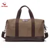 Duffel Bags Vintage canvas tassen voor mannen reis handbagagebakken weekend overnachttassen grote buitenopslagtas grote capaciteit duffle tas 230223