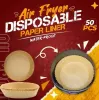 Papier pour friteuse à air 20 cm x 4,5 cm, 100 pièces, doublure absorbant l'huile, cuisson spéciale pour four à Barbecue, papier anti-graisse jetable en Silicone pour cuisine, vente en gros