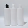 Bouteilles de stockage 20pcs 350ml vide shampooing en plastique de voyage blanc avec capuchon de disque couvercle de presse conteneur de savon liquide pour l'emballage cosmétique