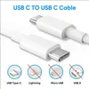 För 12W 20W USB C-kabel PD Snabbladdningsdatakablar 1M 3ft Snabbladdning 3A Typ-C-sladdar för för Samsung LG Huawei Android-telefoner laddar data