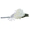 Flores decorativas Corsage azuis reais com acessórios de strassledsmen brooch Broche de Boutonniere para festa de negócios de moda para