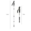 Wandelende polen verstelbare ultralight trekking polen aluminium legering Walking Stick Trail Running wandelen Alpenstock vouwen 53 cm voor toerisme J230224