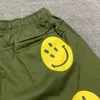 Высокое качество 23SS Drawstring Pocket Pants нейлоновые повседневные шорты с принтом