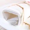 Serviette de table 6 pièces serviettes en tissu brodées pays américain napperons pliés en coton blanc tissu de ménage polyvalent de haute qualité