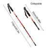 Trekking Poles Trekking Poles Nonslip Folding Collapsible Telescopic Hiking Walking Sticks Retractable Cane Climbing Crutches J230224