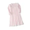 Pyjamas Children S Autumn and Winter Girls Fairy Nightdress Big Boy Baby Little Girl Flanell Princess Kjol 230224