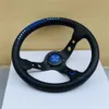JDM Vertex Style 13inch Leather Embroidery Drift Rally Sport Steering Wheel