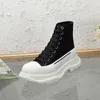 35-40 Unisex High-Top 성인 여성 캔버스 신발 4 색 레이스 캐주얼 스니커즈