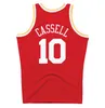 스티치 농구 유니폼 Sam Cassell 1993-94 03-04 07-08 메시 나무 고전 레트로 저지 남자 여자 청소년 S-6XL