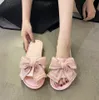 The latest women shoes small fragrance style satin slippers a variety of styles to choose from support custom logo