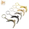 Accessori per parti di borse 10 pezzi 5 cm Portamonete in metallo con cornice per borsa con portachiavi Hardware Chiusura a bacio per borsa Portafoglio Pochette Accessori per cucire 230223