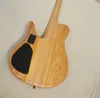 5 cordes Fretless Neck à travers le corps de la guitare basse électrique avec un manche en palissandre en pose de points peut être personnalisé comme demande