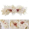 Decorative Flowers Flower Arch Decor Swag Wall Artificial Rose Floral For Wedding Chair Arbor Ceremony