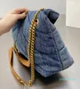 Bolso clásico para mujer, elegantes diseñadores, bolsos Luxurys Y, bolsos de hombro a la moda, bolsos de mano para mujer, bandolera de calidad 2233, bolso vaquero To280r