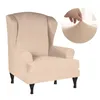 Stol täcker vinge täcke heminredning non slip full wrap modern dammtät soffa slipcover avtagbar hög stretch mjuk möbler protektorchair