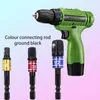 Professional Drill Bits 3pcs Set Colored Hex Shank To Square Head Sleeve Post Wind Batch Conversion1/4" 3/8" 1/2" Electric Screwdriver Multi