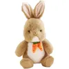 Mignon radis lapin en peluche poupée en peluche bureau sieste oreiller maison confort coussin décor cadeau 25 cm E19