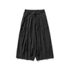 Men's Pants Chinese Style Men's Loose Plus Size Casual Oversized Straight Bloomers Street Japanese Harajuku Nine-point Jogging