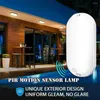 مصباح الجدار مصابيح LED Motion IP65 PIR مستشعر في الهواء الطلق حديقة مجلس الوزراء مسار الأمان