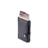 Andra konst och hantverk Money Clips Zovyvol Män Kvinnor Slim Card Holder Carbon Fiber Pu Leather Wallet RFID Blocking Fall för resor DHBRL