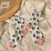 Women Socks Female Spring And Summer Roll Korea China Stocking Milk Silk Crystal Thin Femto