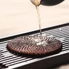 Mats Pads 6Pcs Drink Coasters Set For Kungfu Tea Accessories Round Tableware Placemat Dish Rattan Weave Cup Pad Diameter 8Cm 230224