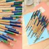 10pcs Lot Rainbow Colore Kids Wooden 4 in 1 colorato graffiti a matita Disegno di pittura strumenti222Z1680221